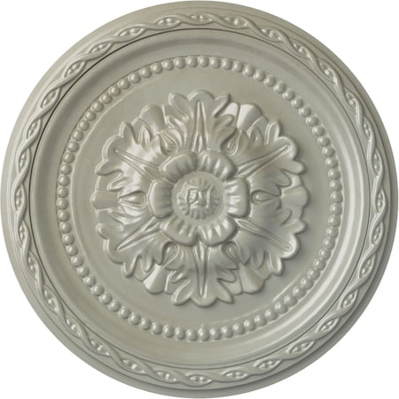 Ekena Millwork Palmetto Ceiling Medallion, Hand-Painted Flash Copper, 11 1/2"OD x 1"P CM11PAFCS